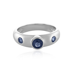 Anello in argento con Zaffiro Blu