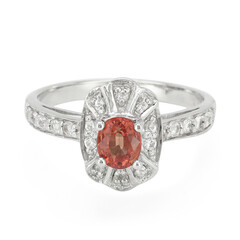 Anello in argento con Rubino Tramonto
