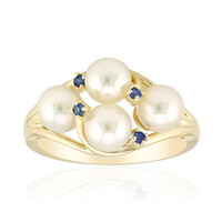 Anello in oro con Perla Akoya (Michelle Albala)