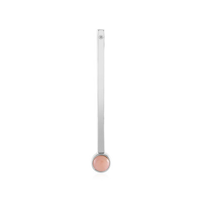 Ciondolo in argento con Opale Rosa (MONOSONO COLLECTION)