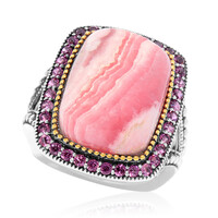 Anello in argento con Rodocrosite