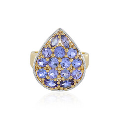 Anello in argento con Tanzanite