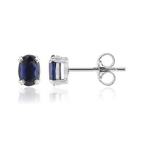 Orecchini in argento con Cianite del Nepal