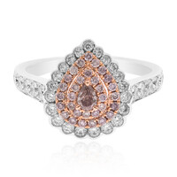 Anello in oro con Diamante Rosa I1 (CIRARI)