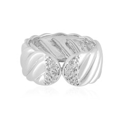 Anello in argento con Diamante I2 (H) (de Melo)