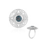 Anello in oro con Topazio Blu Londra (Ornaments by de Melo)