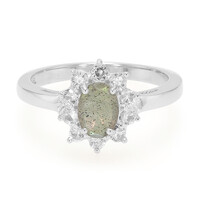 Anello in argento con Labradorite