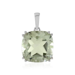 Ciondolo in argento con Ametista Verde