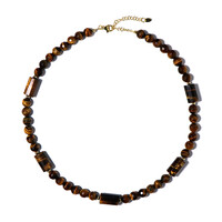 Collana in argento con Occhio di Tigre
