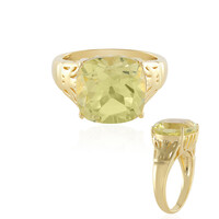 Anello in argento con Quarzo Limone