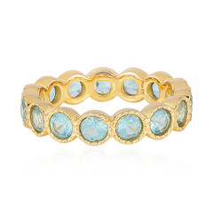 Anello in argento con Apatite Blu
