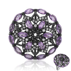Anello in argento con Ametista
