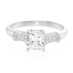 Anello in argento con Goshenite