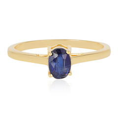 Anello in argento con Cianite del Nepal