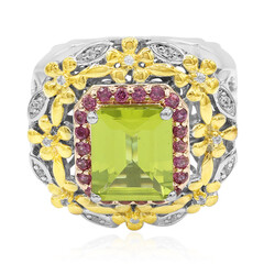 Anello in argento con Peridoto (Dallas Prince Designs)