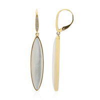 Orecchini in argento con Madreperla