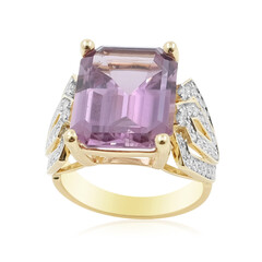 Anello in oro con Diasporo Rosa (AMAYANI)