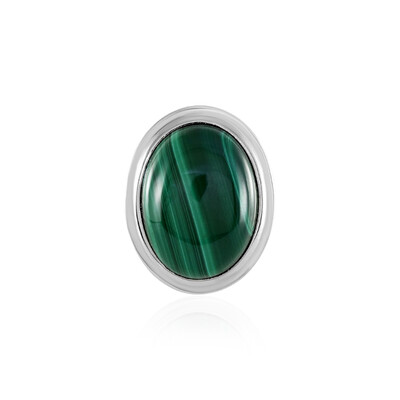 Ciondolo in argento con Malachite (MONOSONO COLLECTION)