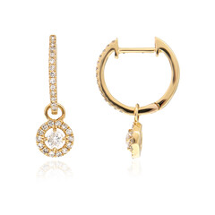 Orecchini in oro con Diamante I1 (H) (de Melo)