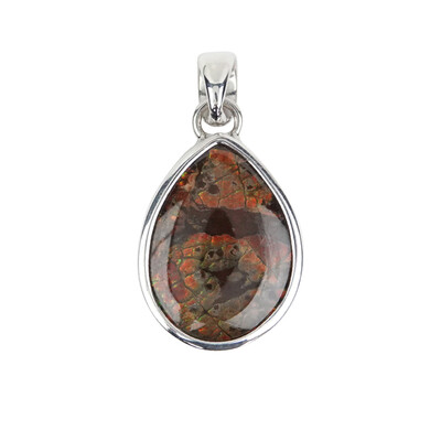 Ciondolo in argento con Ammolite