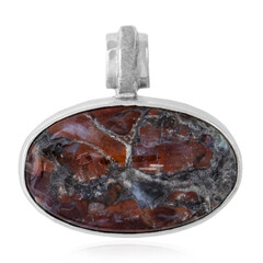 Ciondolo in argento con Pietersite