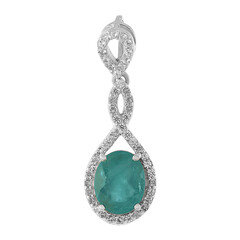 Ciondolo in argento con Grandidierite
