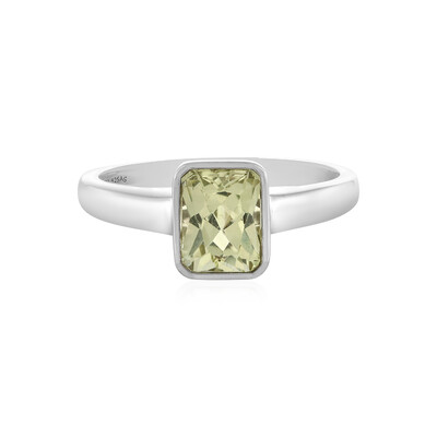 Anello in argento con Kunzite Canarino