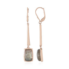 Orecchini in argento con Labradorite Verde Maniry (KM by Juwelo)