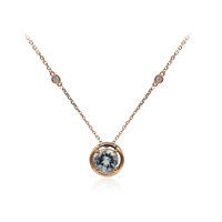 Collana in oro con Acquamarina Brasiliana AAA (CIRARI)