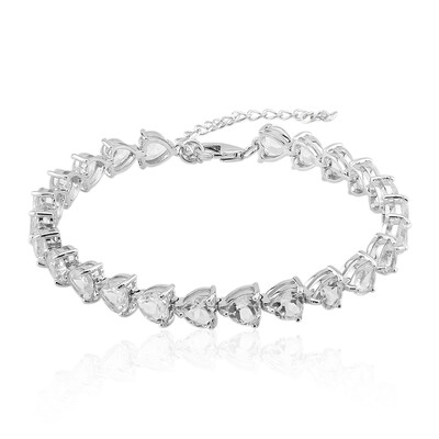 Bracciale in argento con Topazio Bianco