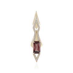 Ciondolo in oro con Zircone Mogano (de Melo)