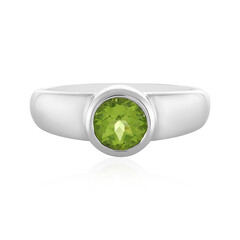 Anello in argento con Peridoto