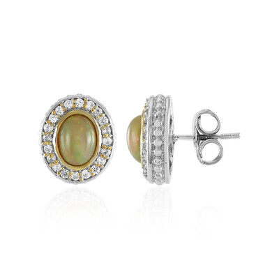 Orecchini in argento con Opale di Welo (Dallas Prince Designs)