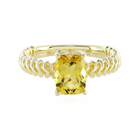 Anello in oro con Berillo Dorato (Ornaments by de Melo)