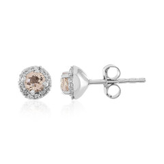 Orecchini in argento con Morganite