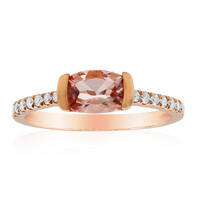 Anello in oro con Morganite AAA (CIRARI)