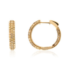 Orecchini in oro con Diamante Fancy SI2 (CIRARI)