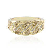 Anello in oro con Diamante Champagne I2 (de Melo)