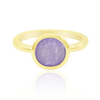 Anello in argento con Giada Lavanda