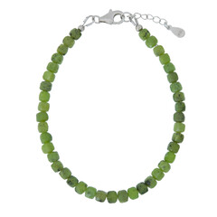 Bracciale in argento con Serpentino