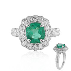 Anello in oro con Smeraldo Zambia AAA (de Melo)