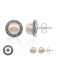 Orecchini in argento con Perla di Acqua Dolce
