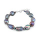 Bracciale in argento con Perla Mistica d'Acqua Dolce (TPC)