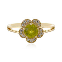 Anello in oro con Sfene