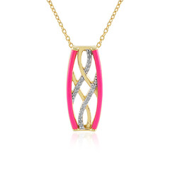 Collana in argento con Diamante I3 (J)