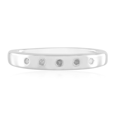 Anello in argento con Diamante I2 (I)