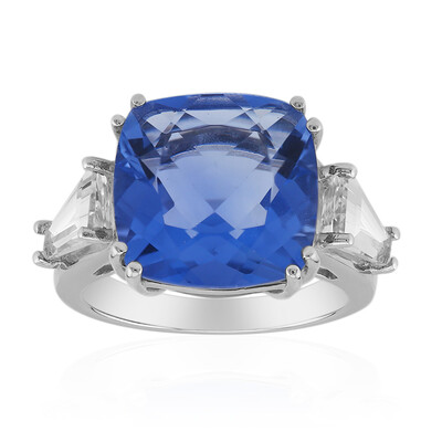 Anello in argento con Fluorite Cangiante