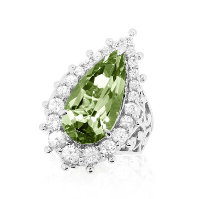 Anello in argento con Ametista Verde (Dallas Prince Designs)