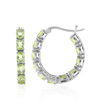 Orecchini in argento con Peridoto