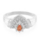 Anello in argento con Zaffiro Arancione